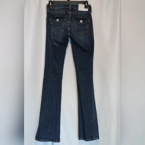 True Religion Women’s “Becca” Mid-Rise Bootcut Jeans – Size 25 - Picture 2 of 12